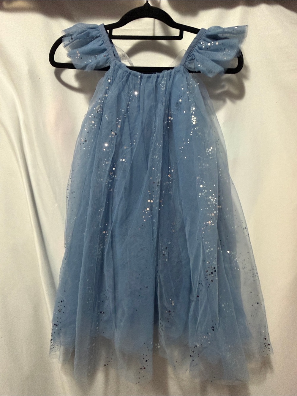 Blue Sparkle Tulle Kids Costume Dress by